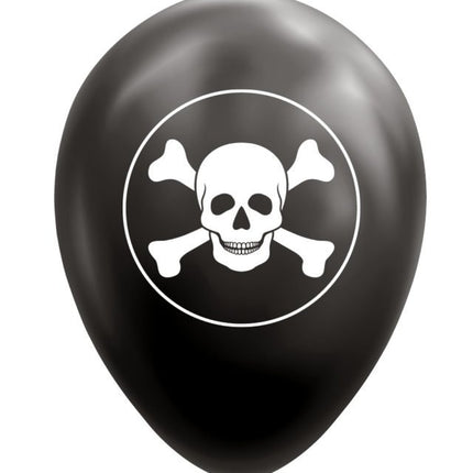 Ballons Pirate Noir 30.5cm 8pcs