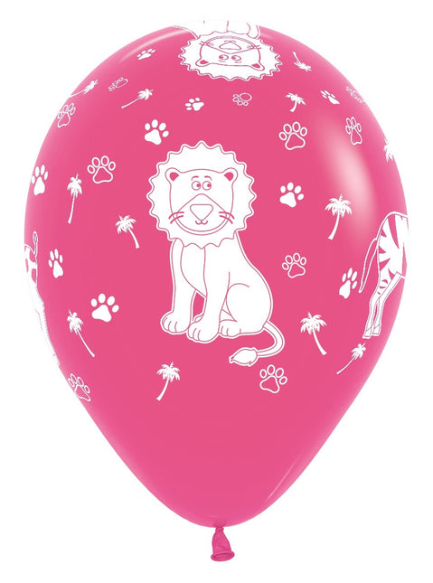 Ballons Jungle Animals Fashion Mix 30cm 25pcs