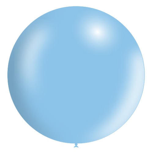 Ballon géant bleu clair XL Metallic 91cm