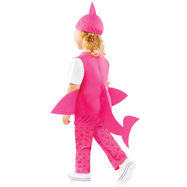 Costume d'enfant Baby Shark Pink Mummy