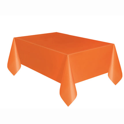 Nappe orange en plastique 2.74m