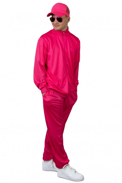 Tracksuit Hommes Rose fluo