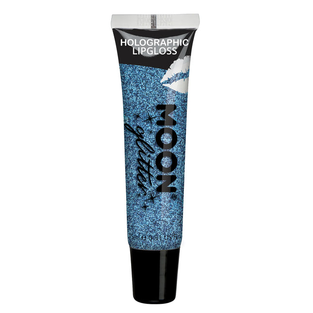 Moon Glitter Brillant à lèvres holographique bleu 15ml