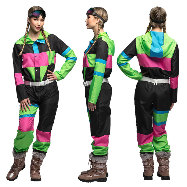 Combinaison de ski Neon 80S pour dames