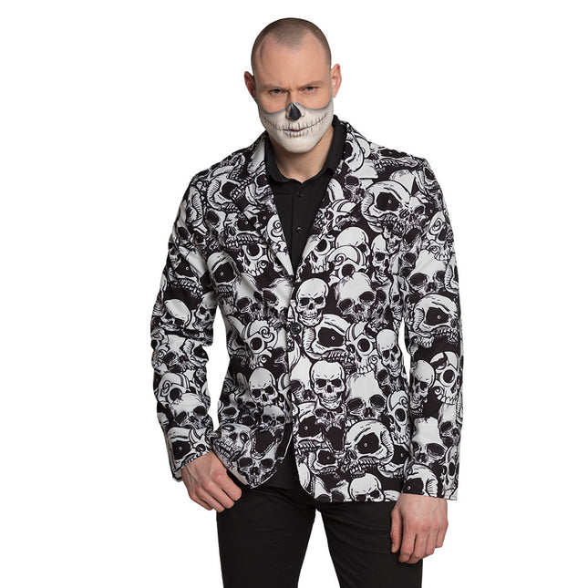 Veste de squelette d'Halloween