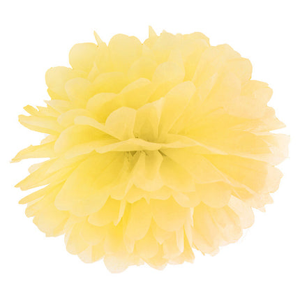 Pompon jaune 25cm