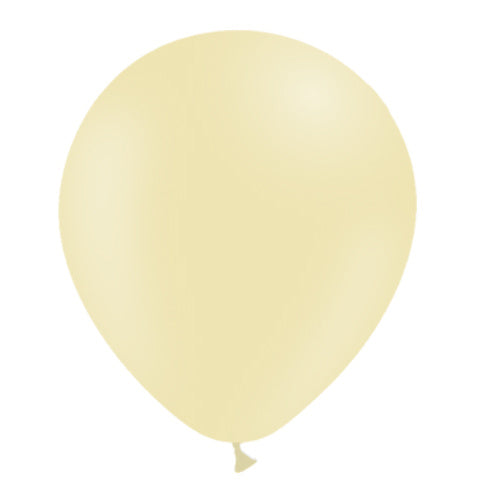 Ballons jaunes Pastel 30cm 50pcs