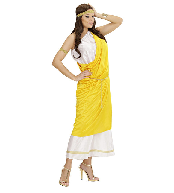 Robe romaine Jaune Dames