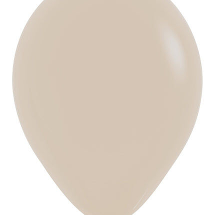 Ballons de baudruche sable blanc 30cm 50pcs