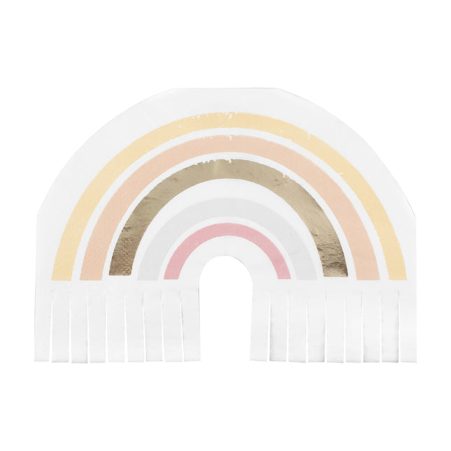 Serviettes arc-en-ciel 16.5cm 16pcs