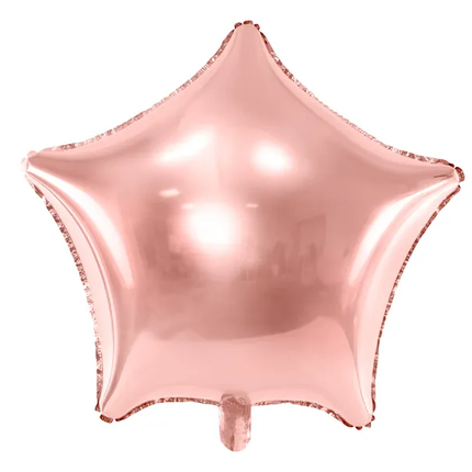 Ballon à l'hélium Star Rose Gold vide 70cm