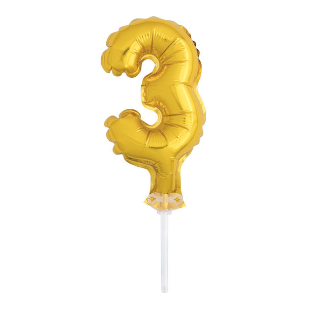 Dessus de gâteau Ballon de baudruche Figure 3 21cm