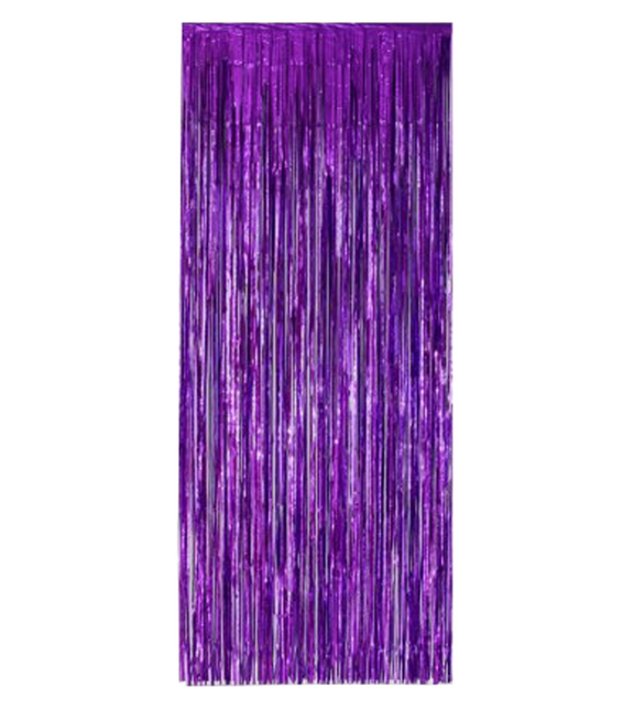 Rideau de porte violet 2.4m