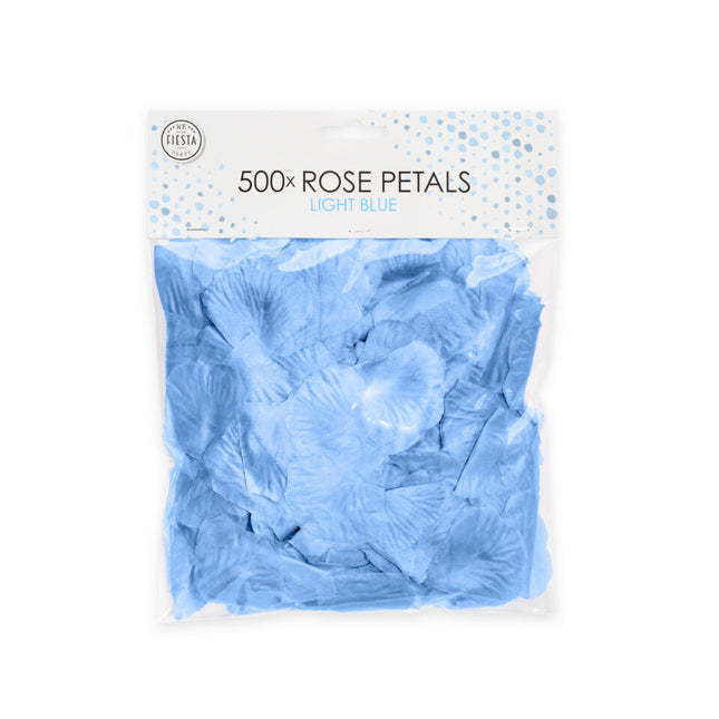 Pétales de rose bleu clair 500pcs