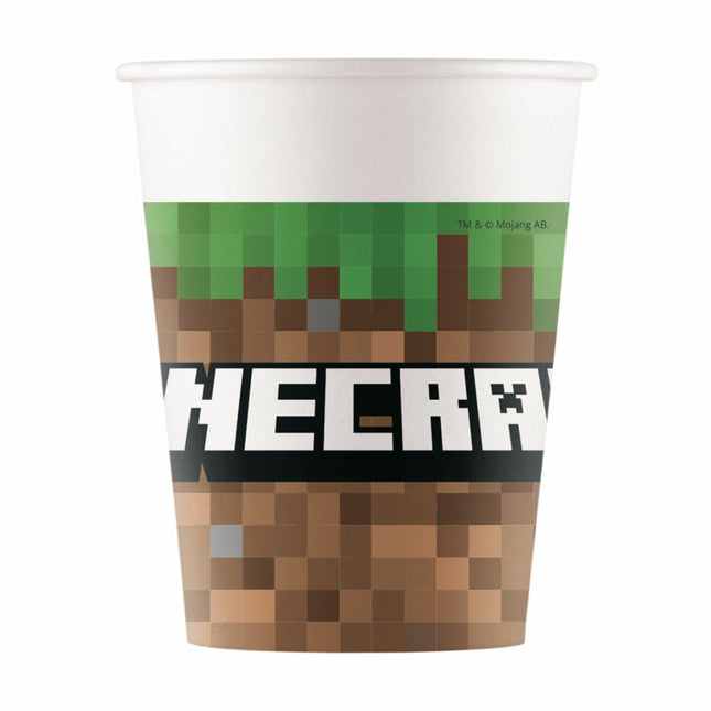 Tasses Minecraft 200ml 8pcs