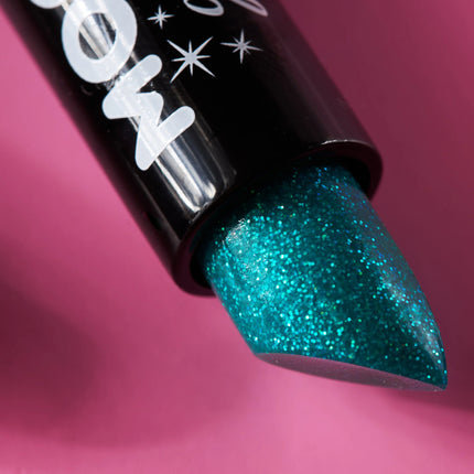 Rouge à lèvres pailleté irisé Moon Glitter vert 4.2g