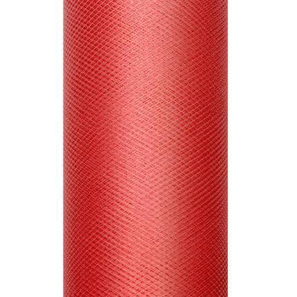 Rouleau de tulle rouge 15cm 9m