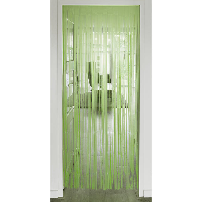 Rideau de porte vert fluo 2m