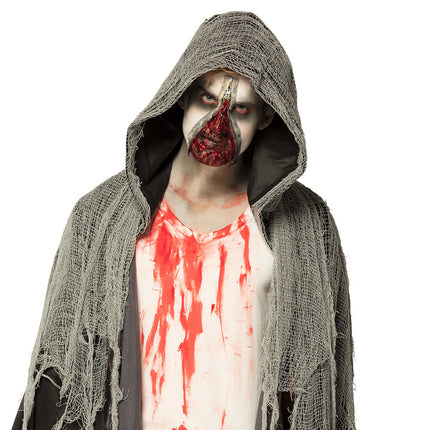 Ensemble de maquillage d'Halloween Zombie Zipper