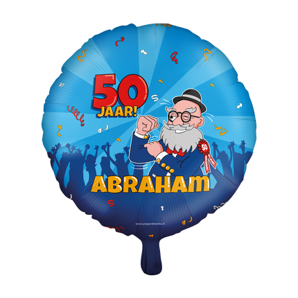 Ballon à hélium Abraham Cartoon vide 30cm