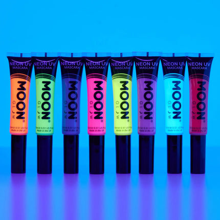 Moon Glow Neon UV Mascara Intense Pink 15ml