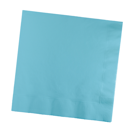 Serviettes de table bleu clair 3 couches 41cm 25pcs