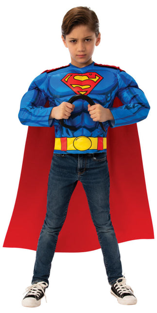 Chemise enfant avec costume de Superman