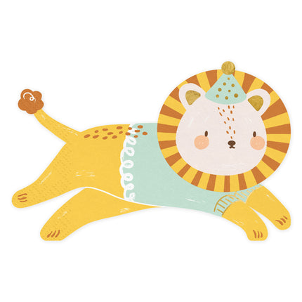 Serviettes de table Lion 16cm 20pcs