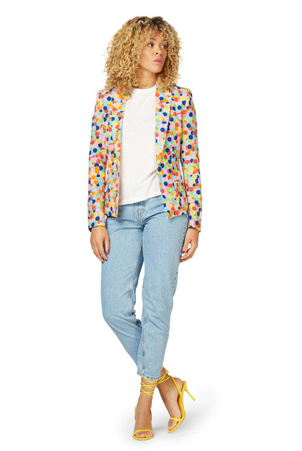 Party Confetti Blazer Ladies <tc>OppoSuits</tc>