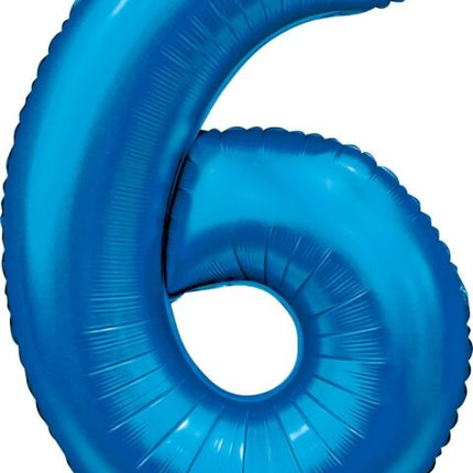 Ballon à figures bleu 6 ans Gloss 86cm