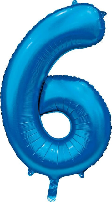 Ballon à figures bleu 6 ans Gloss 86cm