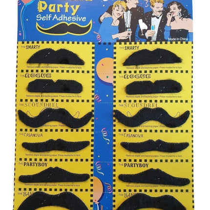 Moustaches 12pcs