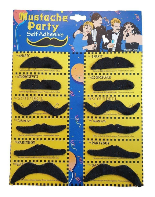 Moustaches 12pcs