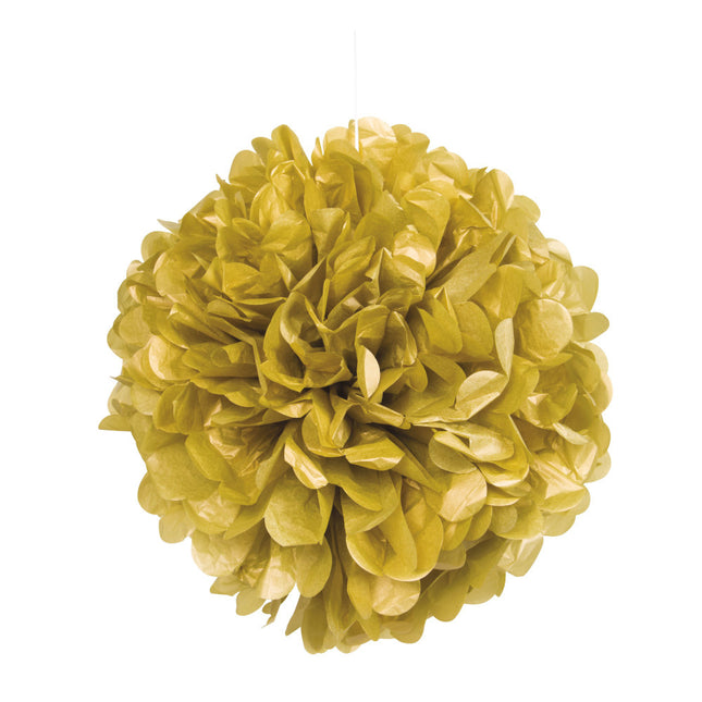 Pompon Or 40cm