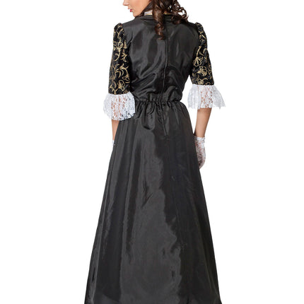 Robe médiévale noire