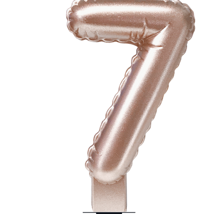 Ballon en feuille de bougie Rose Gold 7 10cm