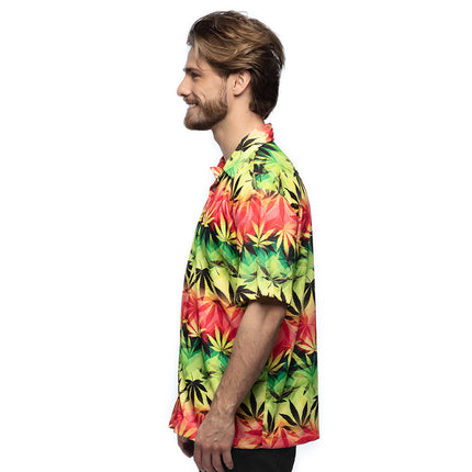 Chemise à herbe Rasta