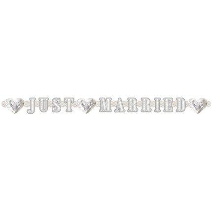 Guirlande de lettres Just Married 215cm