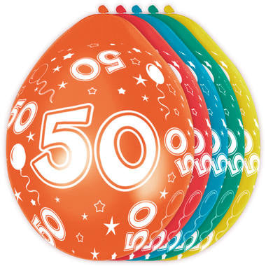 Ballons 50 ans Décoration 30cm 5pcs