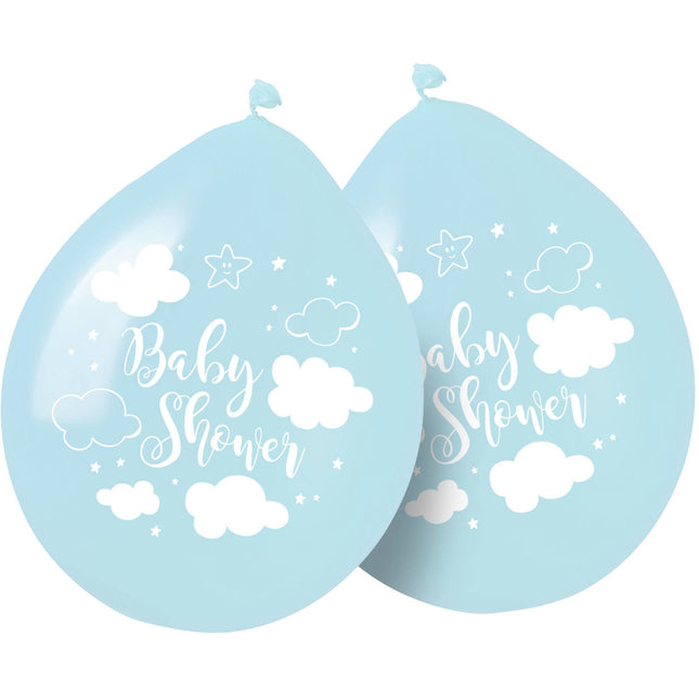 Baby Shower Boy Balloons 30cm 8pcs