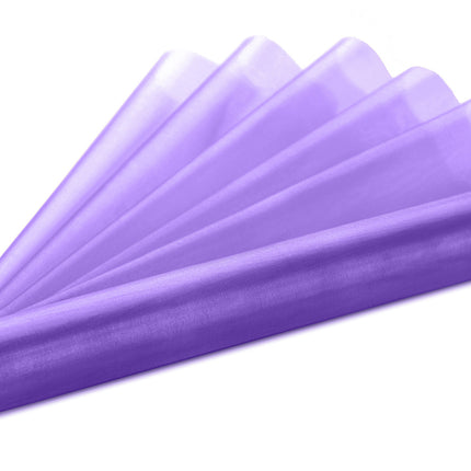 Tissu organza lilas 36cm 9m