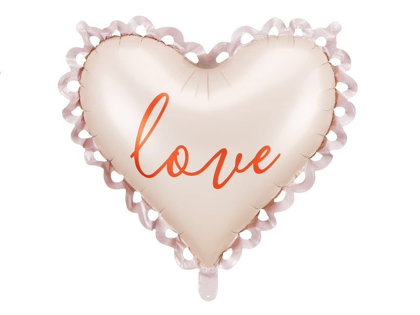 Foil Balloon Heart, 50x47cm, mix - Partywinkel - 5904555075351