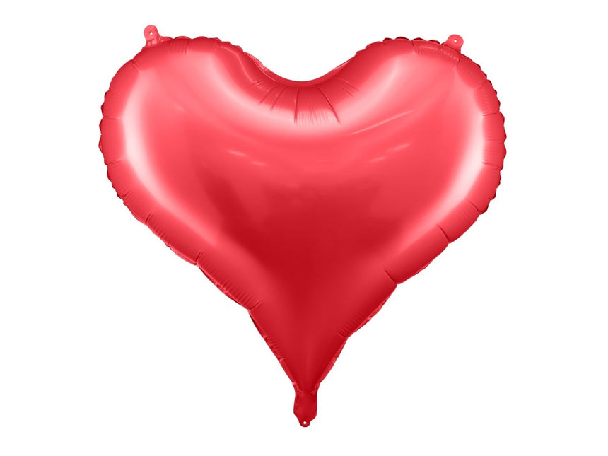 Foil balloon Heart, 75x64,5 cm, red - Partywinkel - 5904555005587