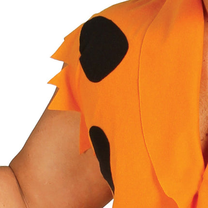 Fred Flintstone Kostuum Zwart Oranje Heren - Partywinkel - 8434077809860