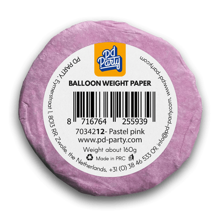 Fuchsia Ballon Gewicht Pastel 160gr - Partywinkel - 8716764255939