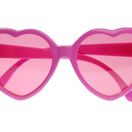 Glasses Hearts, pink - Partywinkel - 5901157437396