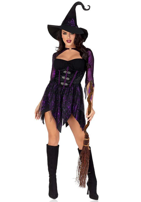 Halloween Jurk Dames Mystical Leg Avenue - Partywinkel - 714718566948