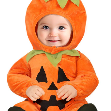 Halloween Kostuum Oranje Baby Pompoen - Partywinkel - 8434077761489