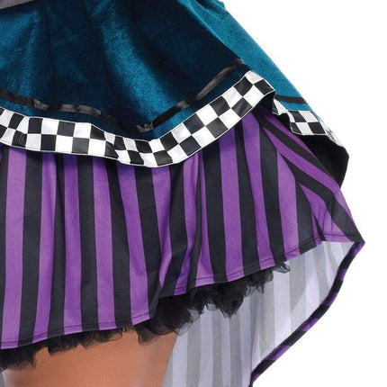 Mad Hatter Costume Purple Green Ladies Leg Avenue