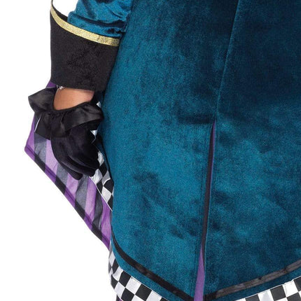 Mad Hatter Costume Purple Green Ladies Leg Avenue